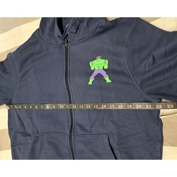 Amazon Essentials Marvel Men's Fleece Full-Zip Hoodie Sweatshirts Size L - Picture 2 of 11